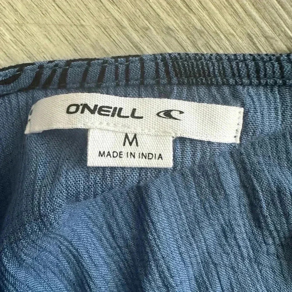 ONEILL Button-Up babydoll sundress long sleeve Relaxed fit size M drop waist - Picture 4 of 4